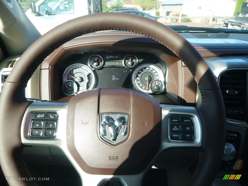 2018 1500 Laramie Crew Cab 4x4 - Pearl White / Black photo #20
