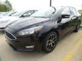 Shadow Black 2017 Ford Focus SEL Sedan