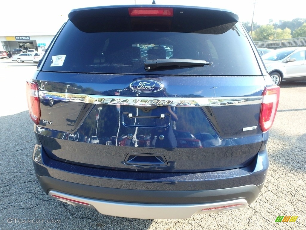 2017 Explorer XLT 4WD - Blue Jeans / Ebony Black photo #3