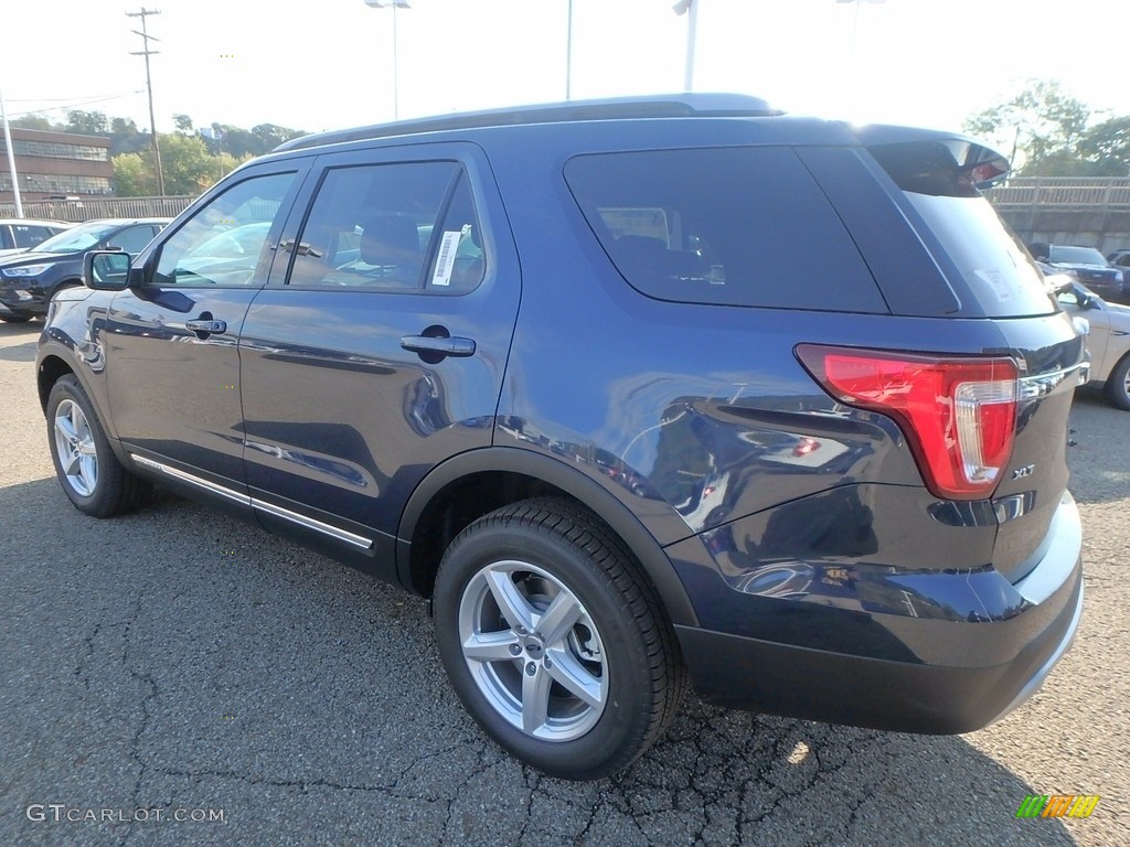 2017 Explorer XLT 4WD - Blue Jeans / Ebony Black photo #4