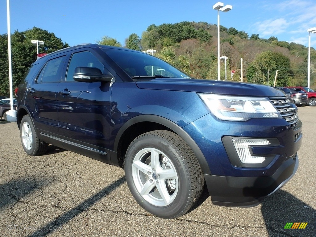 2017 Explorer XLT 4WD - Blue Jeans / Ebony Black photo #8