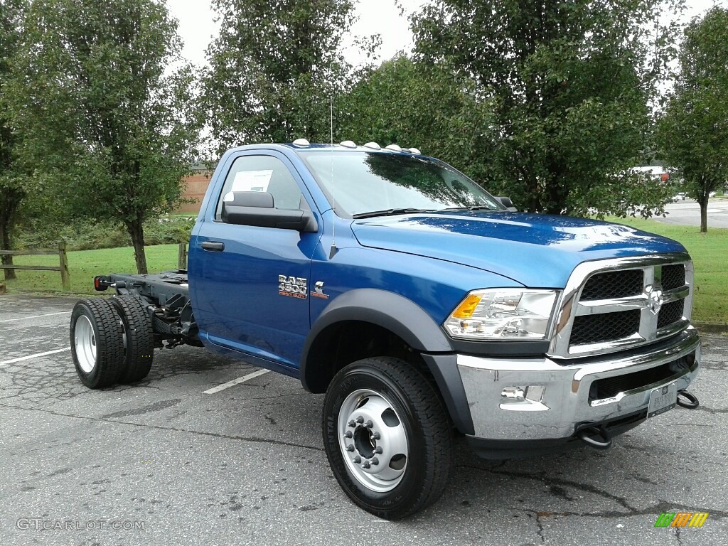 Blue Streak Pearl 2017 Ram 4500 Tradesman Regular Cab 4x4 Chassis Exterior Photo #123307086