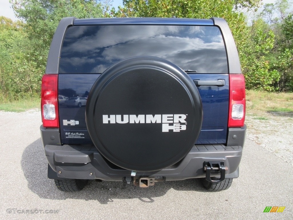 2007 H3  - Midnight Blue Metallic / Ebony Black photo #6