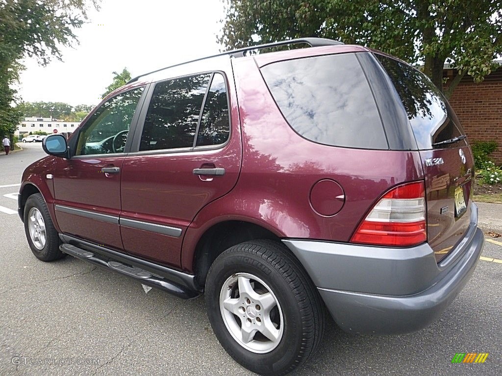 1999 ML 320 4Matic - Ruby Red Metallic / Sand photo #3