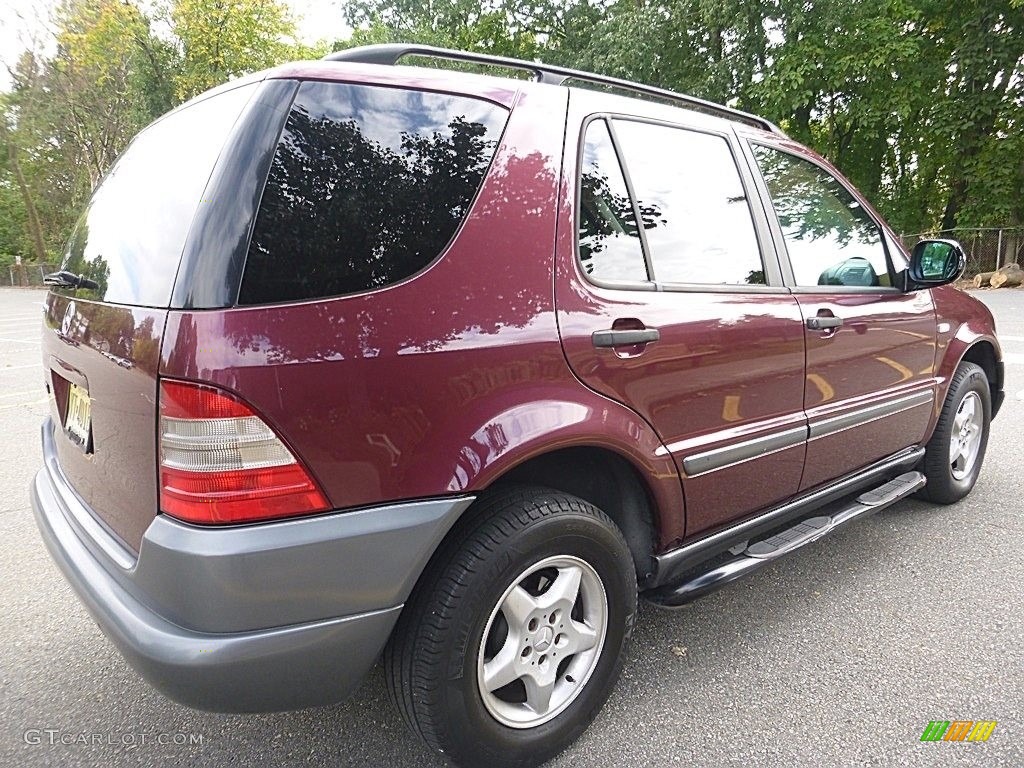 1999 ML 320 4Matic - Ruby Red Metallic / Sand photo #5
