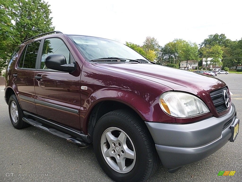 1999 ML 320 4Matic - Ruby Red Metallic / Sand photo #7