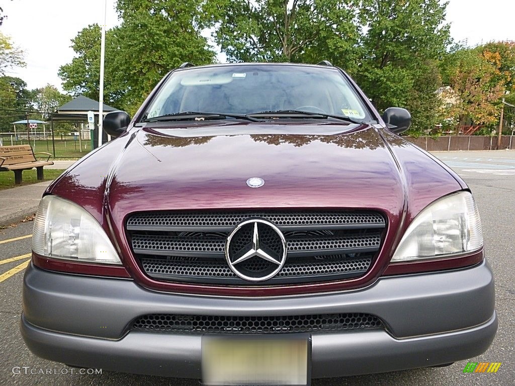 1999 ML 320 4Matic - Ruby Red Metallic / Sand photo #8