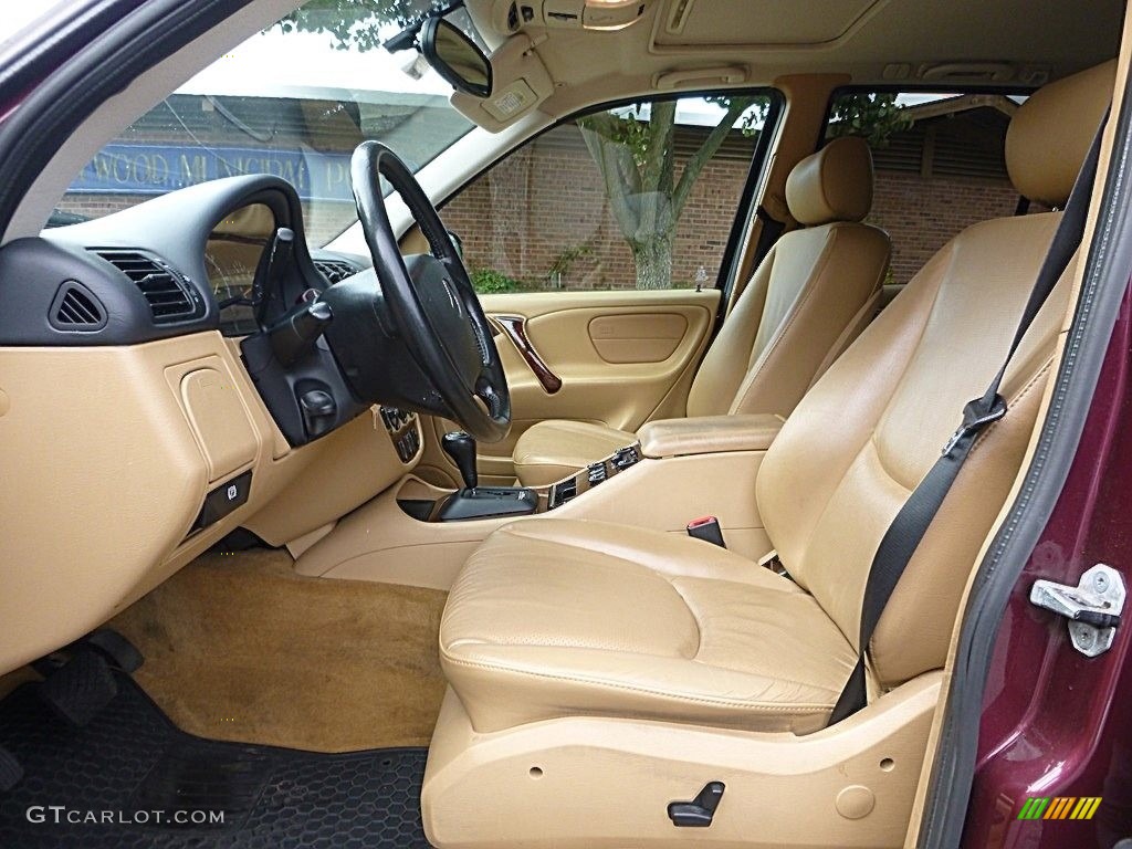 1999 ML 320 4Matic - Ruby Red Metallic / Sand photo #12