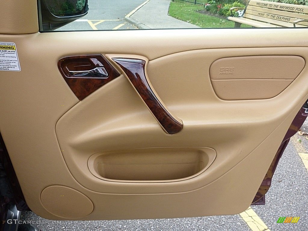 1999 ML 320 4Matic - Ruby Red Metallic / Sand photo #17