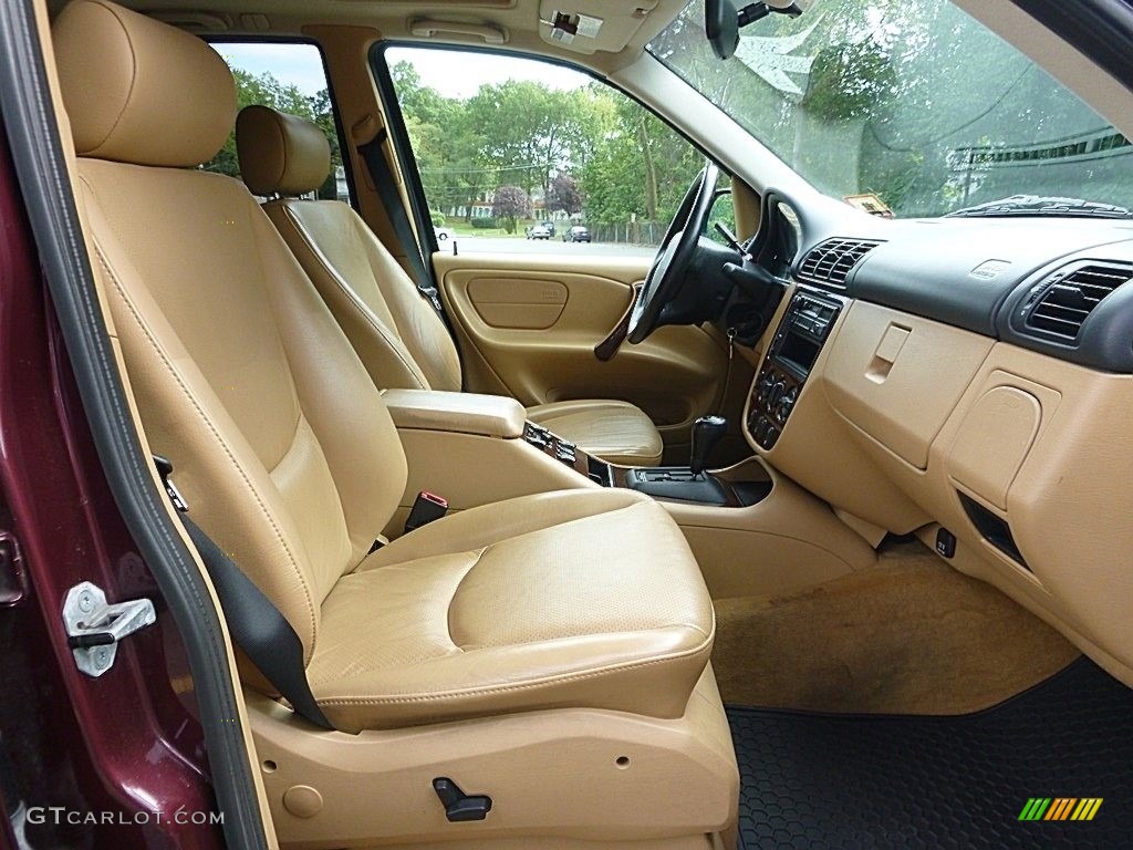 1999 ML 320 4Matic - Ruby Red Metallic / Sand photo #20