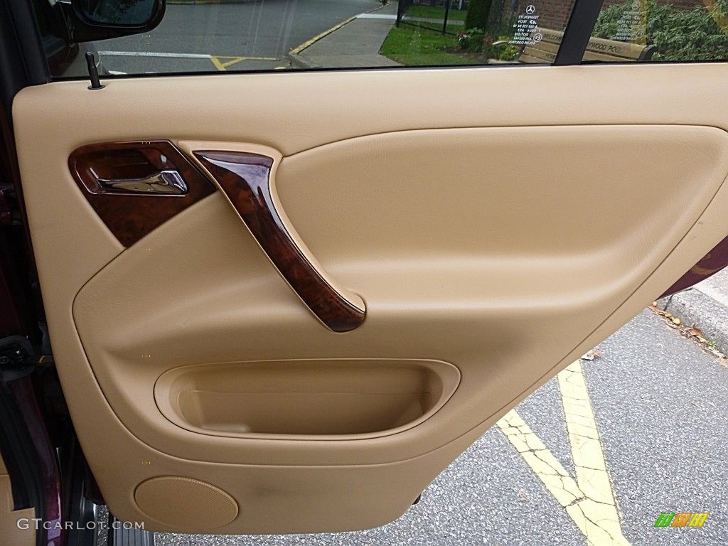 1999 ML 320 4Matic - Ruby Red Metallic / Sand photo #21