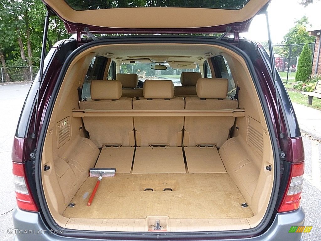 1999 ML 320 4Matic - Ruby Red Metallic / Sand photo #26