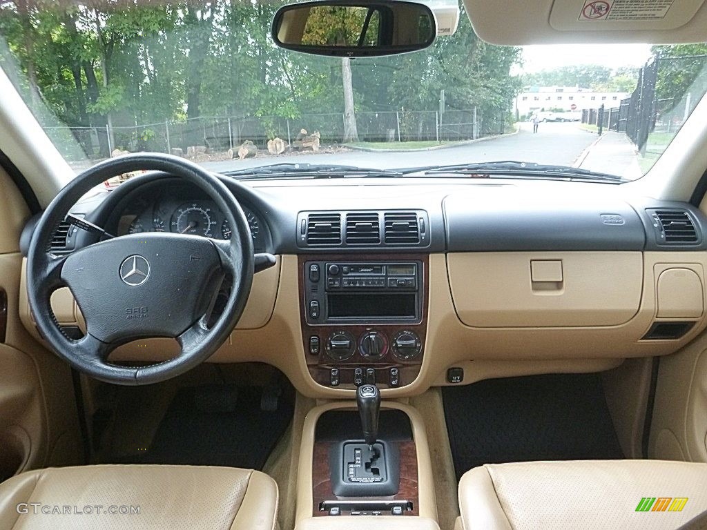 1999 ML 320 4Matic - Ruby Red Metallic / Sand photo #27