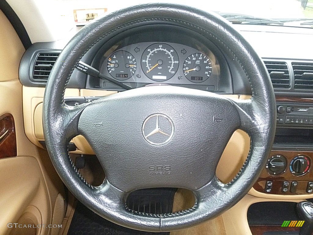1999 ML 320 4Matic - Ruby Red Metallic / Sand photo #28