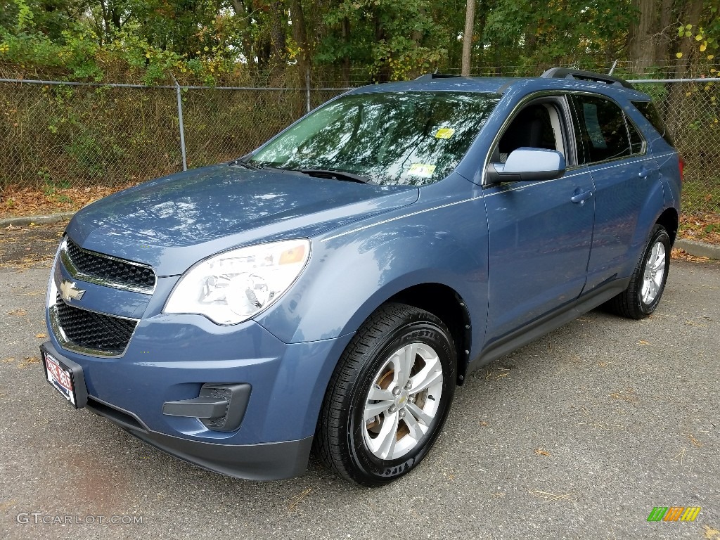 2011 Equinox LT - Twilight Blue Metallic / Light Titanium/Jet Black photo #3