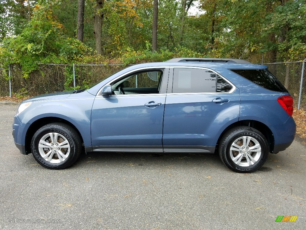 2011 Equinox LT - Twilight Blue Metallic / Light Titanium/Jet Black photo #4