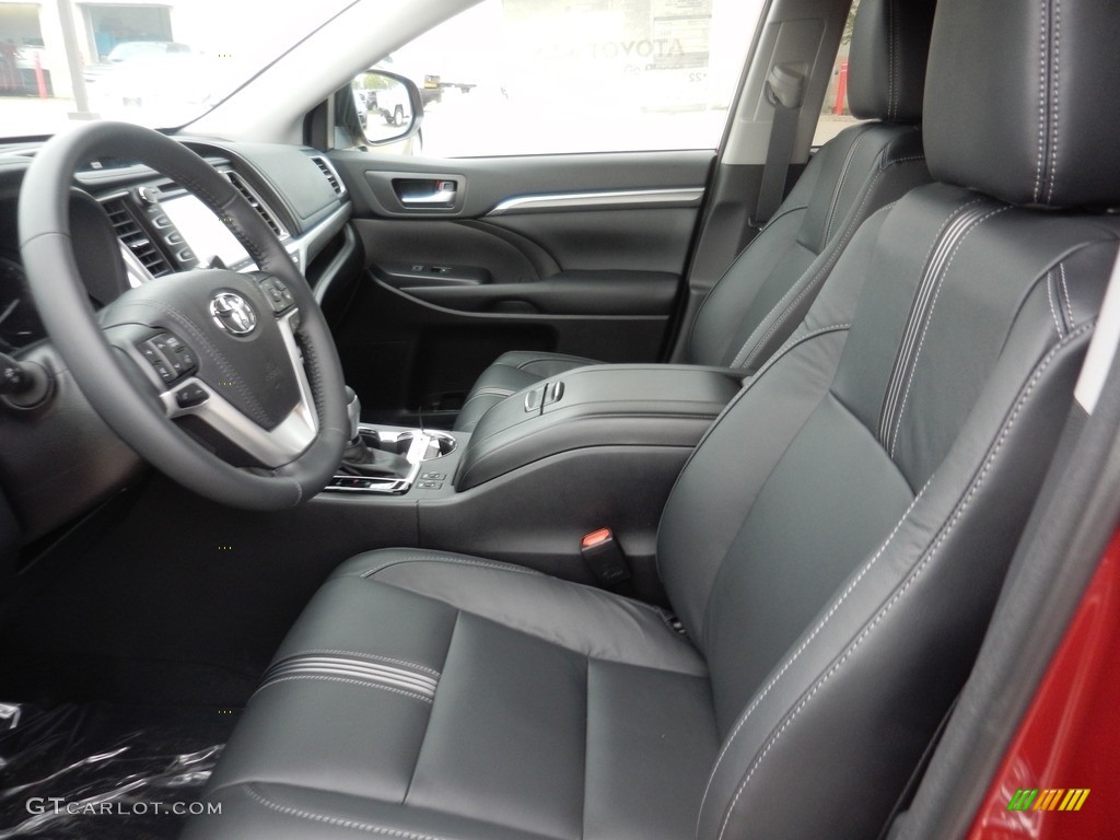Black Interior 2018 Toyota Highlander SE AWD Photo #123313034