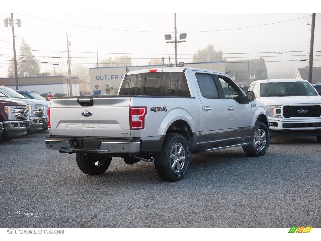 2018 F150 XLT SuperCrew 4x4 - Ingot Silver / Light Camel photo #4