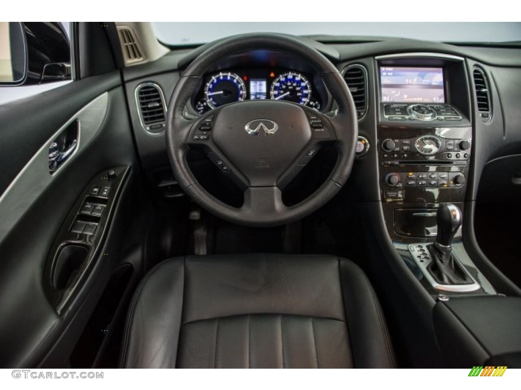 Graphite Interior 2017 Infiniti QX50 Standard QX50 Model Photo #123315389