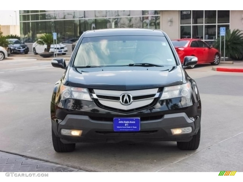 2008 MDX Technology - Formal Black / Parchment photo #2