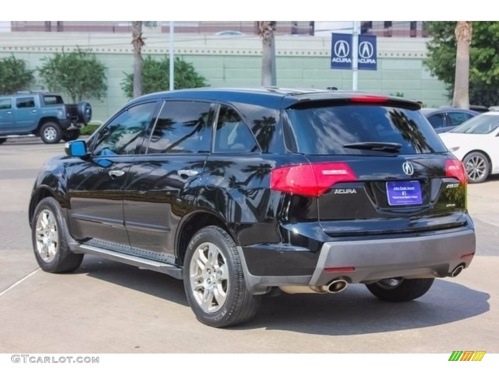 2008 MDX Technology - Formal Black / Parchment photo #4
