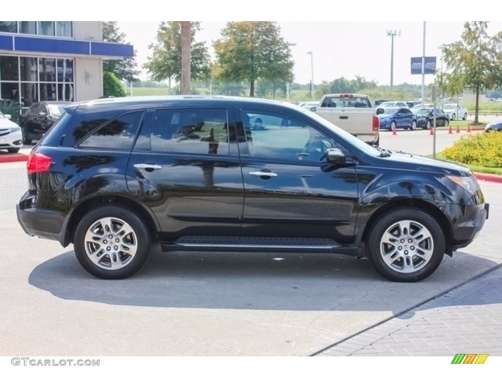 2008 MDX Technology - Formal Black / Parchment photo #7