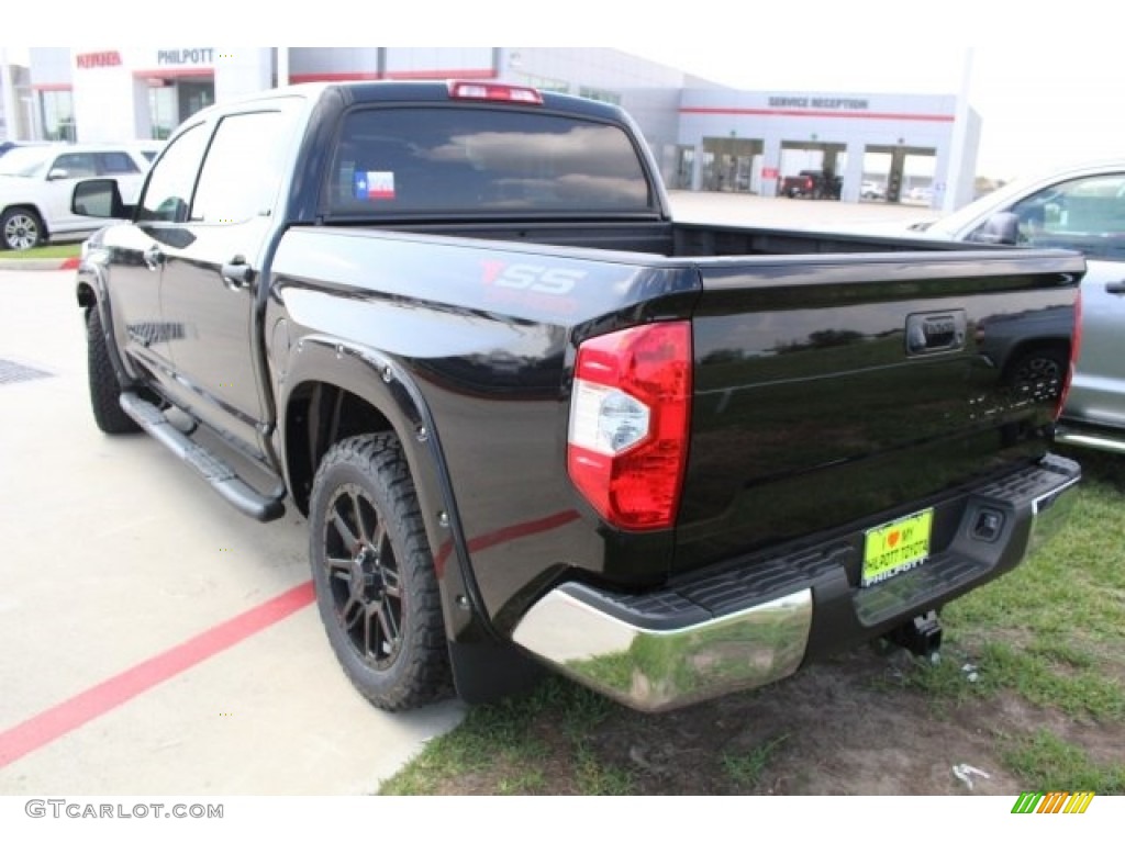 2018 Tundra TSS CrewMax 4x4 - Midnight Black Metallic / Black photo #6