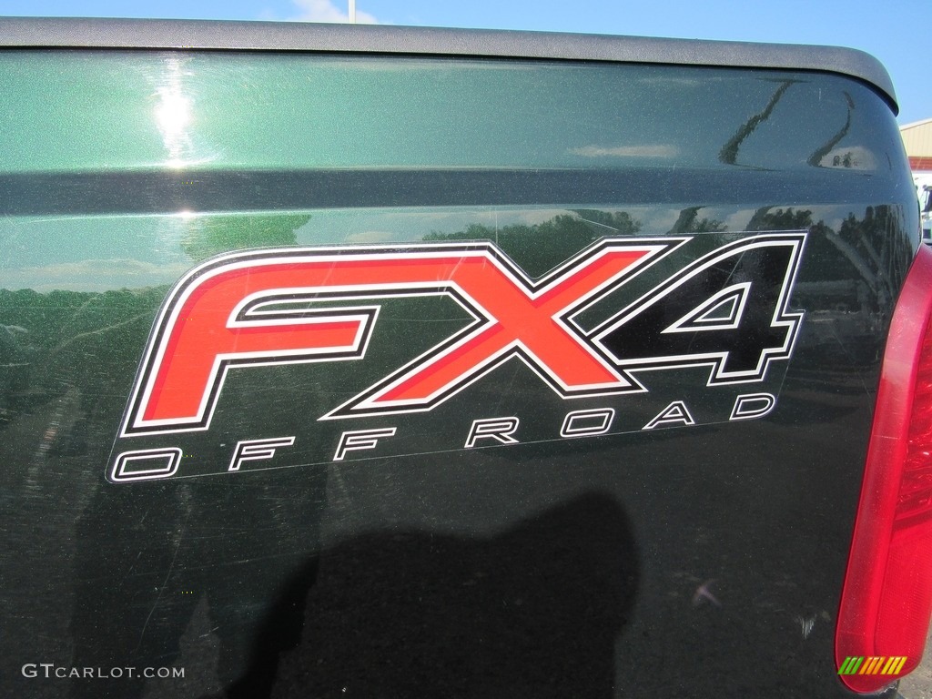 2012 F250 Super Duty Lariat Crew Cab 4x4 - Green Gem Metallic / Adobe photo #45
