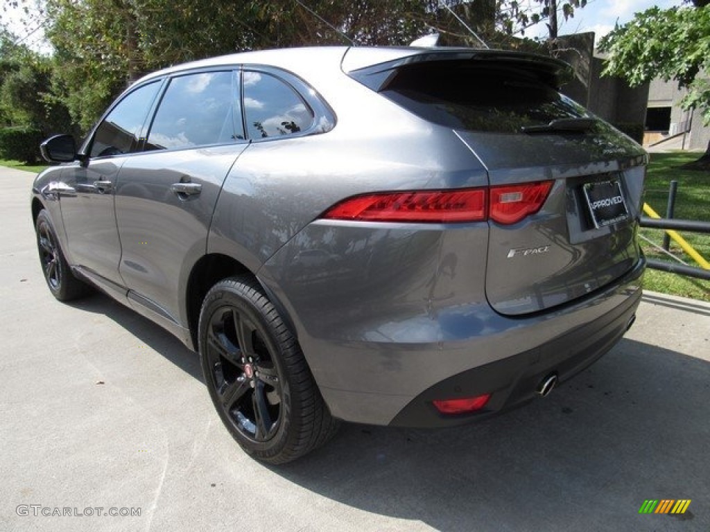 2017 F-PACE 35t AWD R-Sport - Ammonite Grey / Jet w/Red photo #12