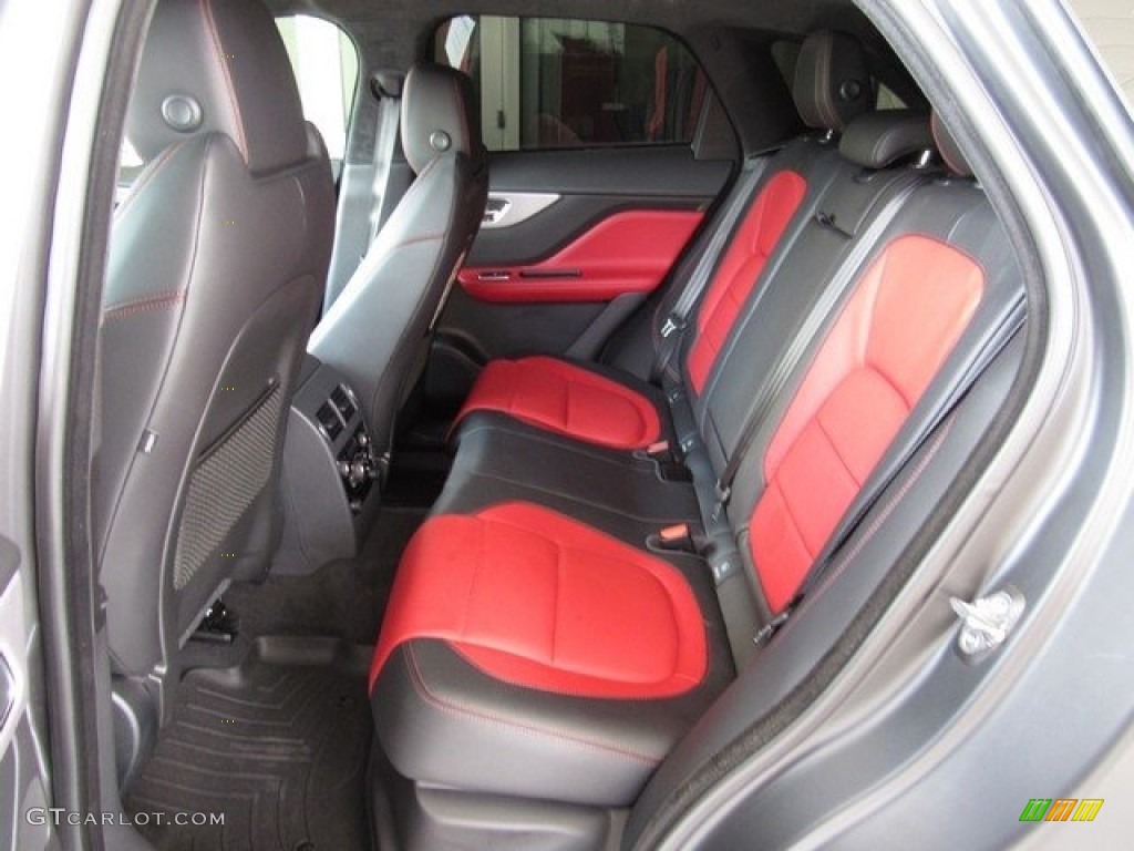 2017 F-PACE 35t AWD R-Sport - Ammonite Grey / Jet w/Red photo #13