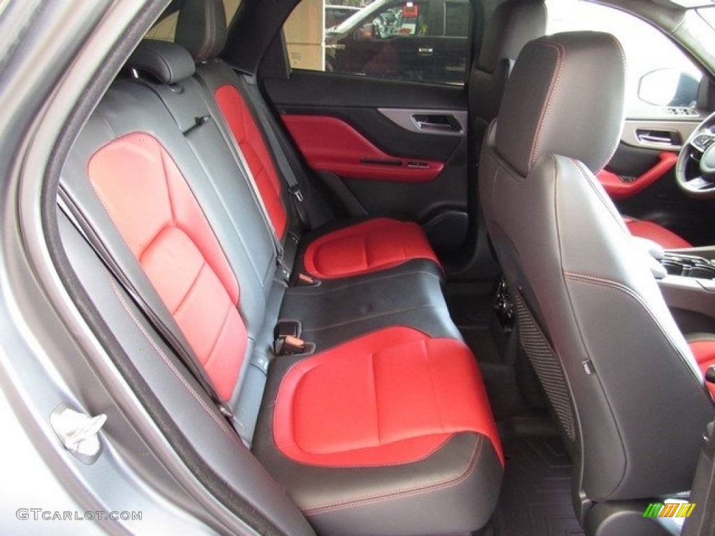 2017 F-PACE 35t AWD R-Sport - Ammonite Grey / Jet w/Red photo #19