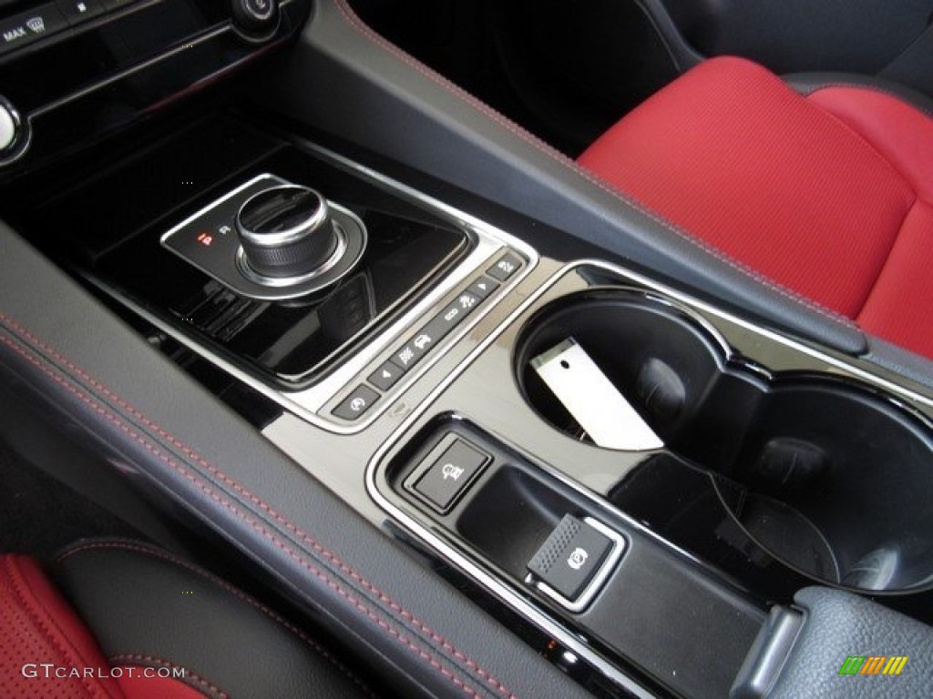 2017 F-PACE 35t AWD R-Sport - Ammonite Grey / Jet w/Red photo #33