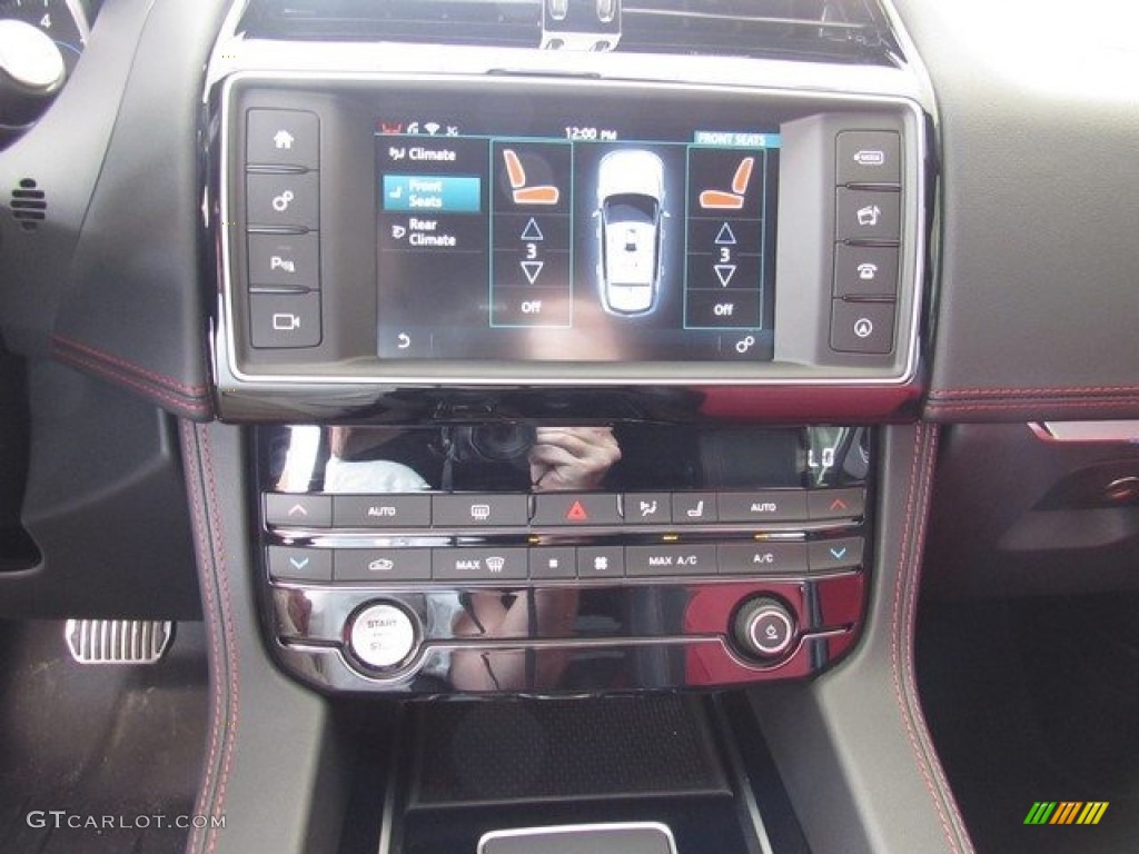 2017 F-PACE 35t AWD R-Sport - Ammonite Grey / Jet w/Red photo #34