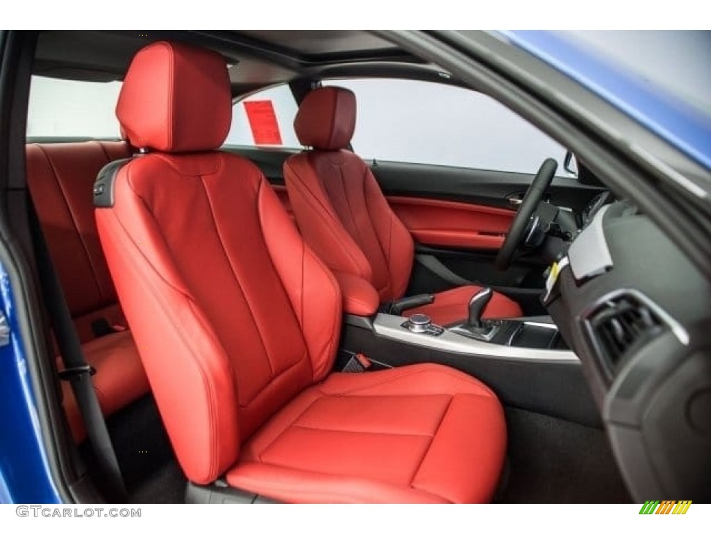 2018 2 Series M240i Coupe - Estoril Blue Metallic / Black photo #2
