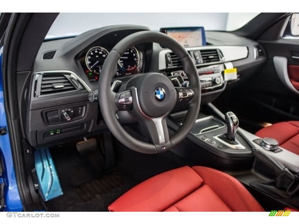 2018 2 Series M240i Coupe - Estoril Blue Metallic / Black photo #6