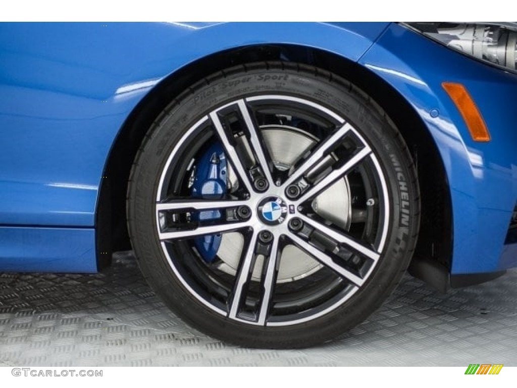 2018 2 Series M240i Coupe - Estoril Blue Metallic / Black photo #9