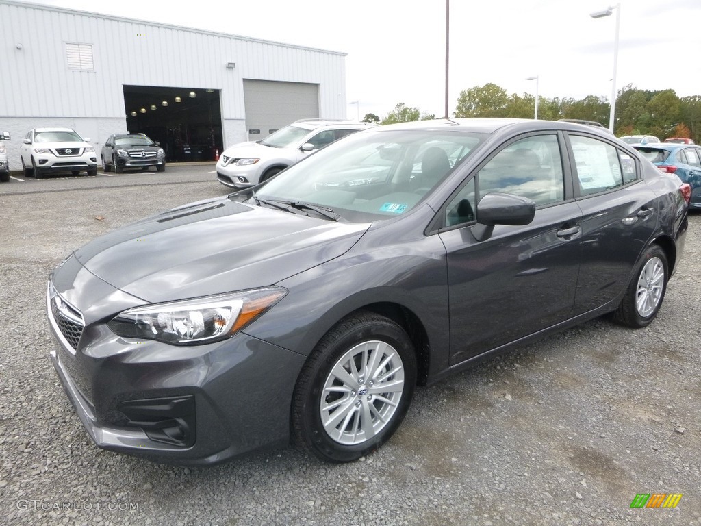 Magnetite Gray Metallic 2018 Subaru Impreza 2.0i Premium 4-Door Exterior Photo #123324821