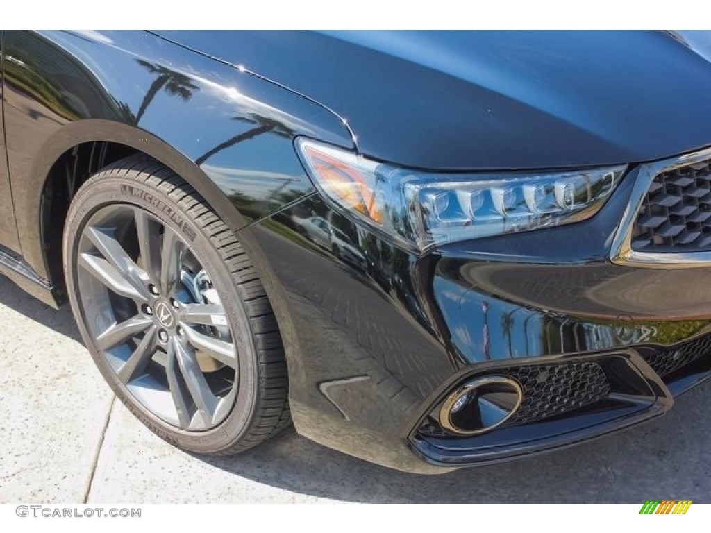 2018 TLX V6 A-Spec Sedan - Crystal Black Pearl / Ebony photo #10