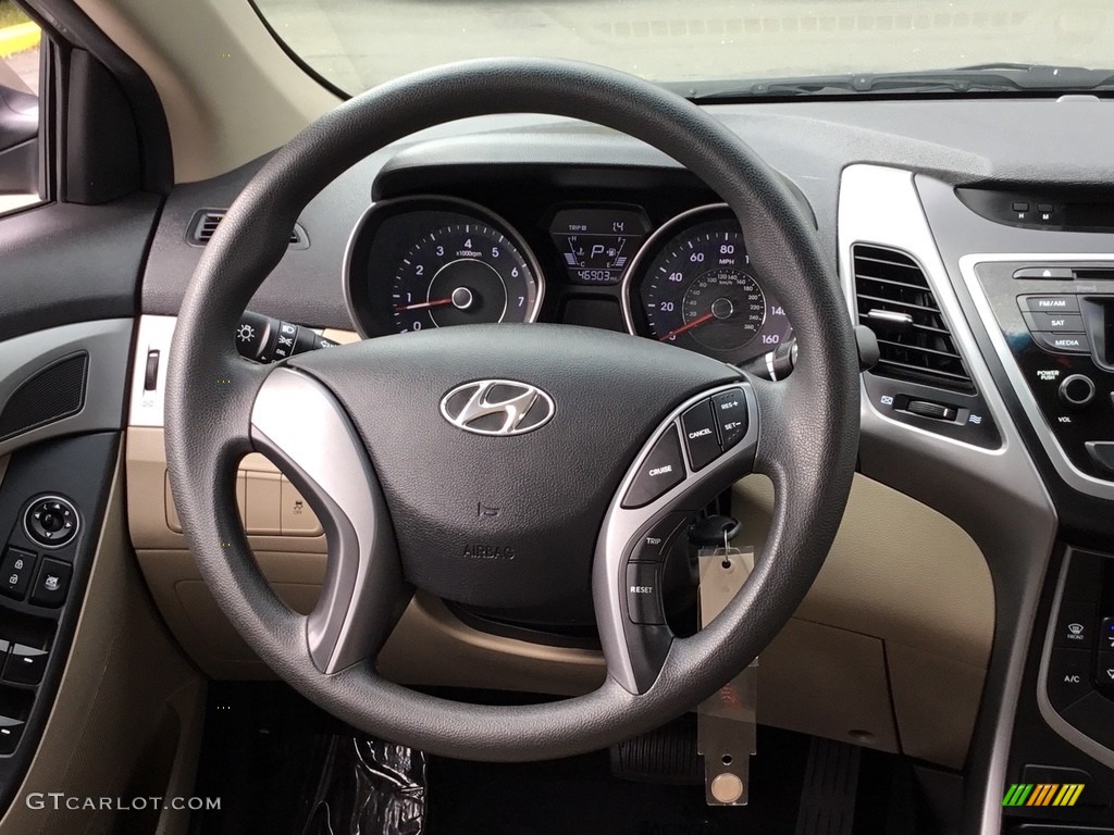 2016 Elantra SE - Desert Bronze / Beige photo #17