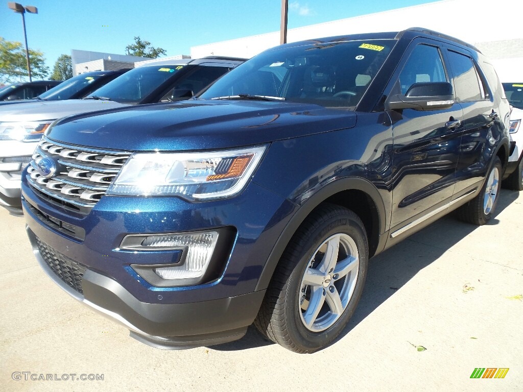 2017 Explorer XLT 4WD - Blue Jeans / Ebony Black photo #1