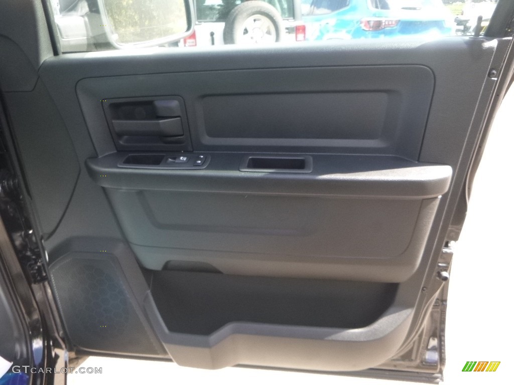 2018 1500 Express Crew Cab 4x4 - Brilliant Black Crystal Pearl / Black/Diesel Gray photo #12