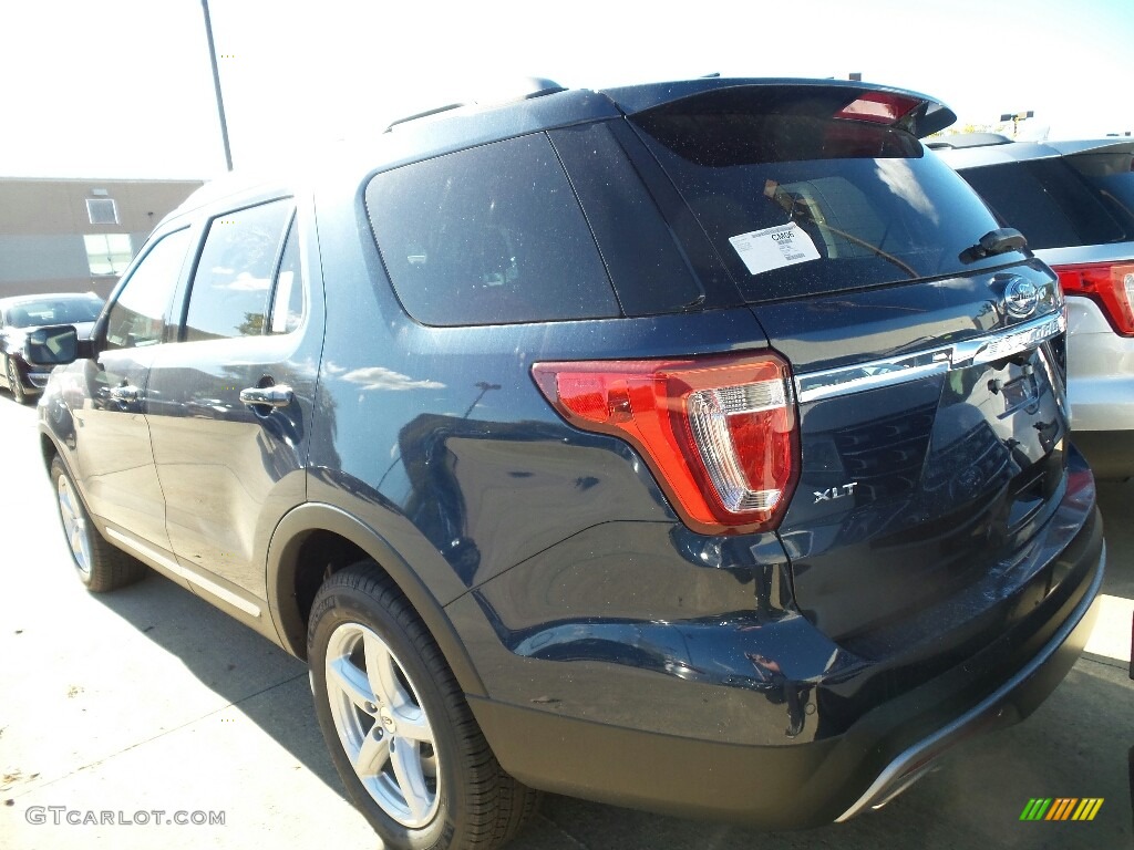 2017 Explorer XLT 4WD - Blue Jeans / Ebony Black photo #4