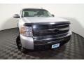 2011 Sheer Silver Metallic Chevrolet Silverado 1500 LS Extended Cab 4x4  photo #3