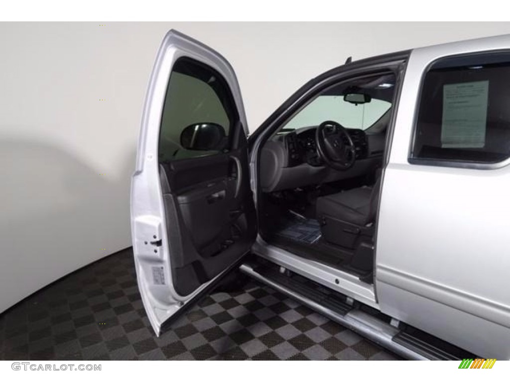 2011 Silverado 1500 LS Extended Cab 4x4 - Sheer Silver Metallic / Dark Titanium photo #21