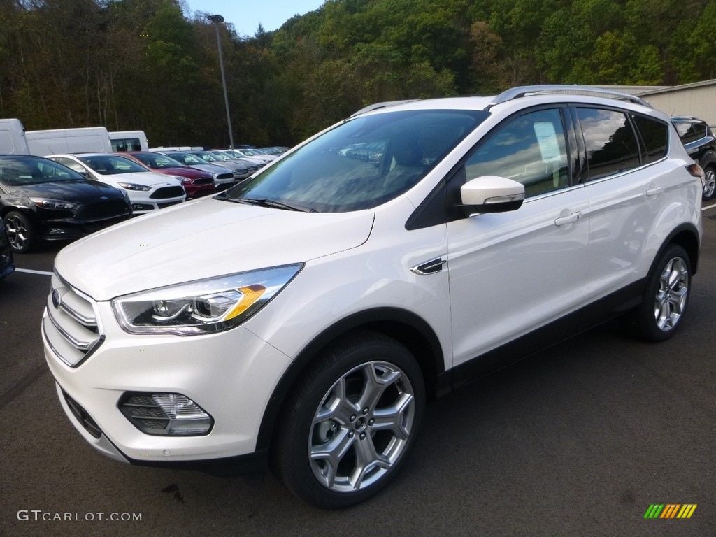 2018 Escape Titanium 4WD - White Platinum / Charcoal Black photo #5