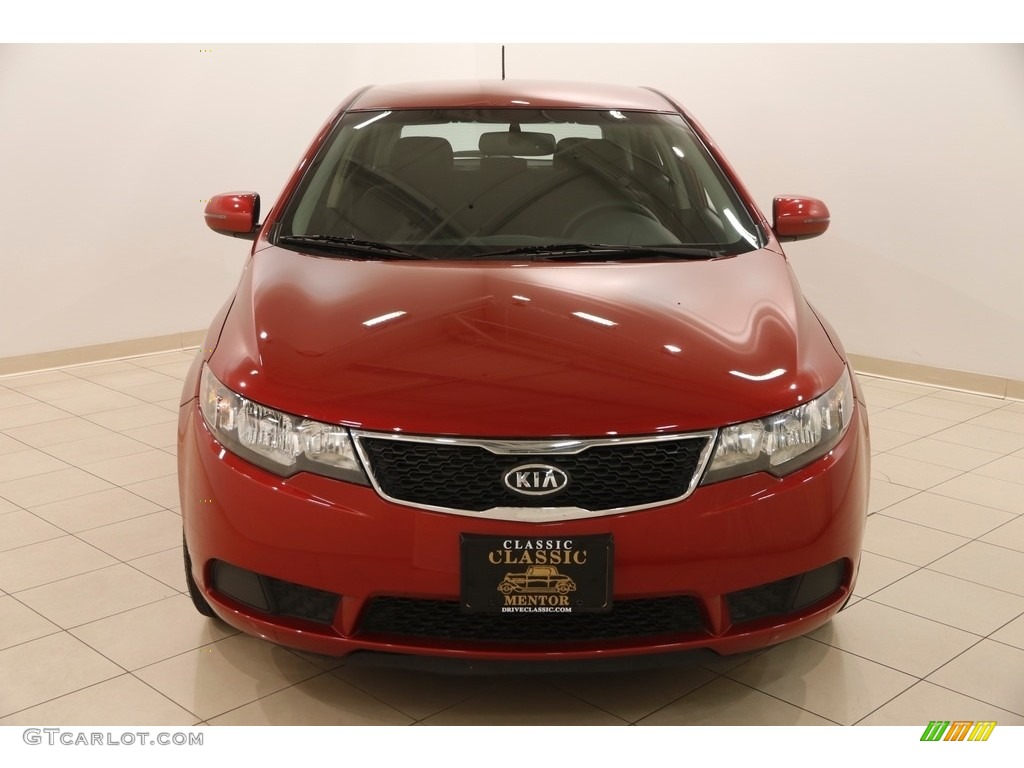 2011 Forte EX 5 Door - Spicy Red / Black photo #2