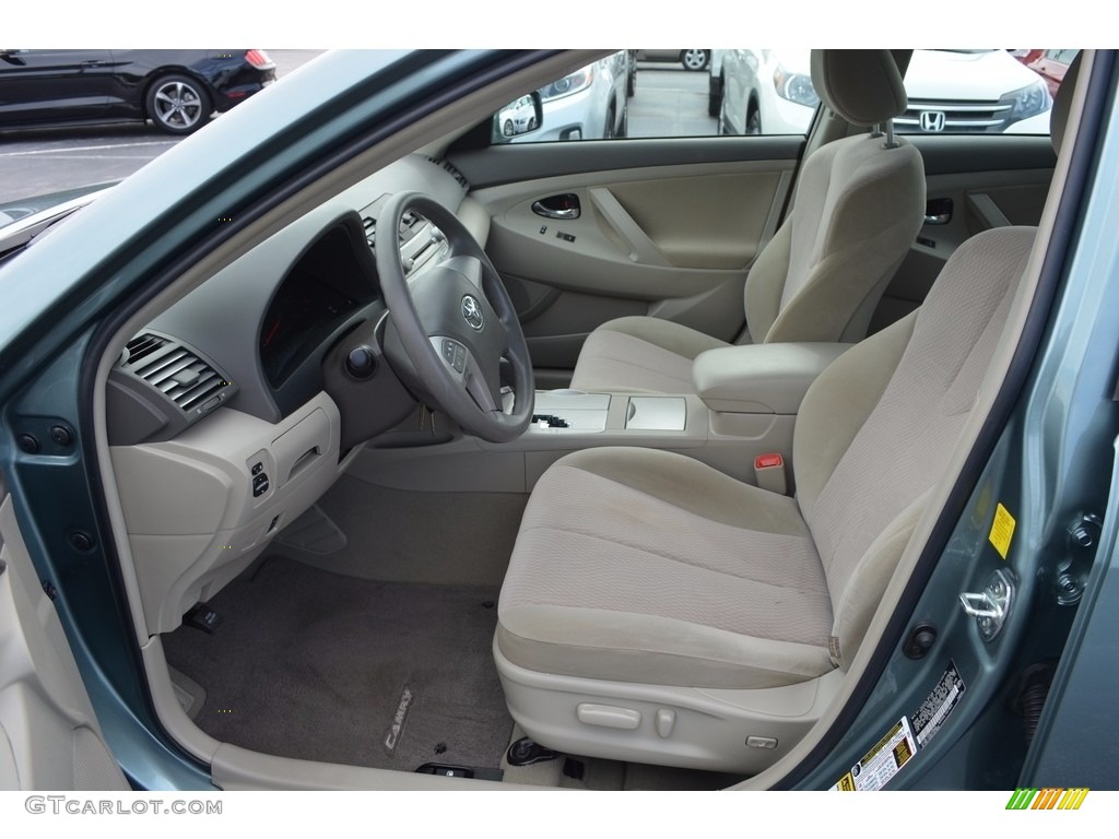 2011 Camry LE - Aloe Green Metallic / Bisque photo #9