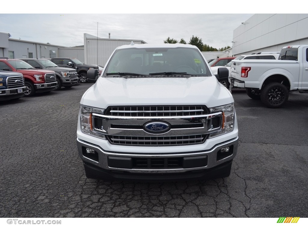 2018 F150 XLT SuperCrew - White Platinum / Earth Gray photo #4