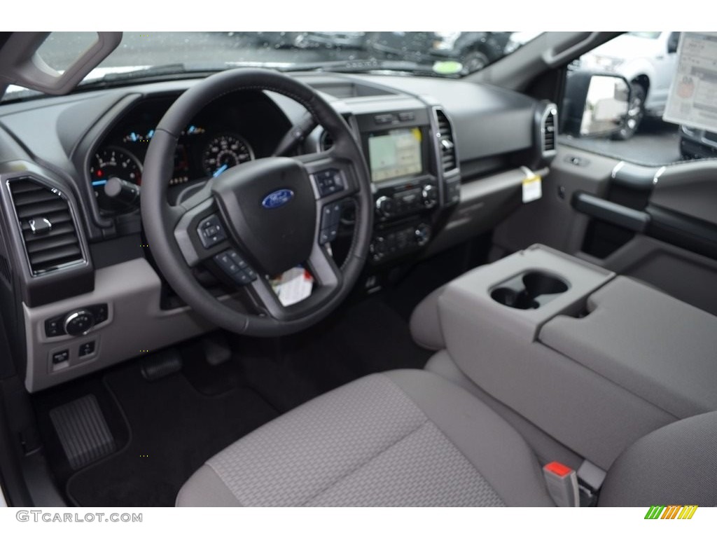 2018 F150 XLT SuperCrew - White Platinum / Earth Gray photo #9