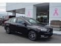 Shadow Black 2017 Ford Focus SEL Sedan